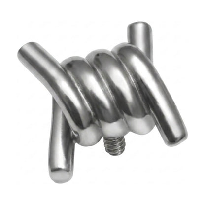 Titanium Top Barbed Wire Twist Internally Threaded