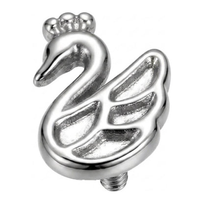 Titanium Top Swan With A Crown Internally Threaded