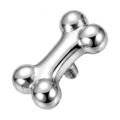 Titanium Top Dog Bone Silhouette Internally Threaded