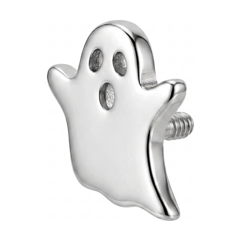 Titanium Top Spooky Halloween Ghost Internally Threaded