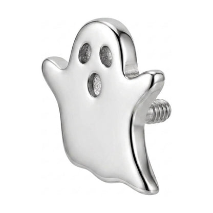 Titanium Top Spooky Halloween Ghost Internally Threaded
