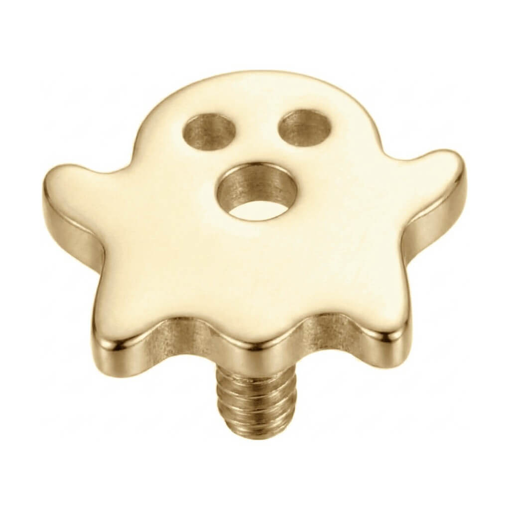Titanium Top Friendly Halloween Ghost Internally Threaded